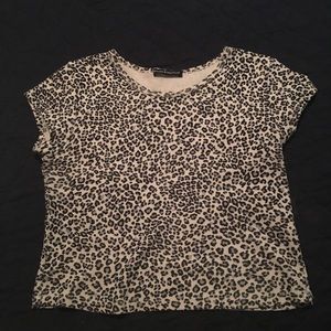 Brandy Melville Cheetah Ashlyn top